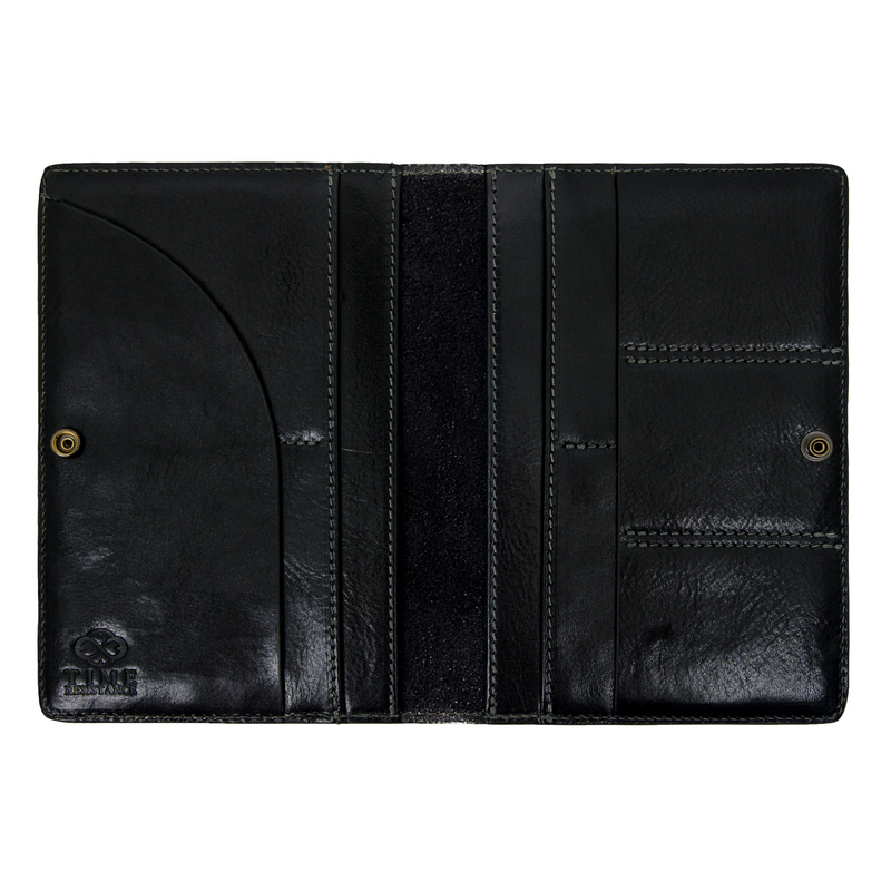 Large Leather Passport Holder - Gulliver's Travels Accessories Time Resistance