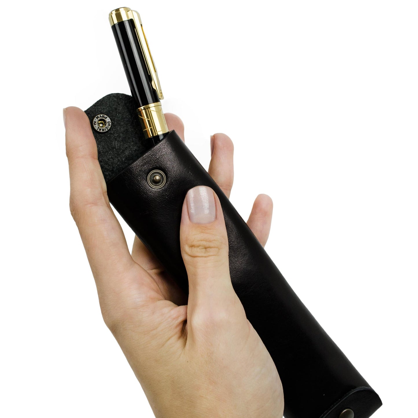 Leather Pen Case Holder - Appointment in Samarra Accessories Time Resistance