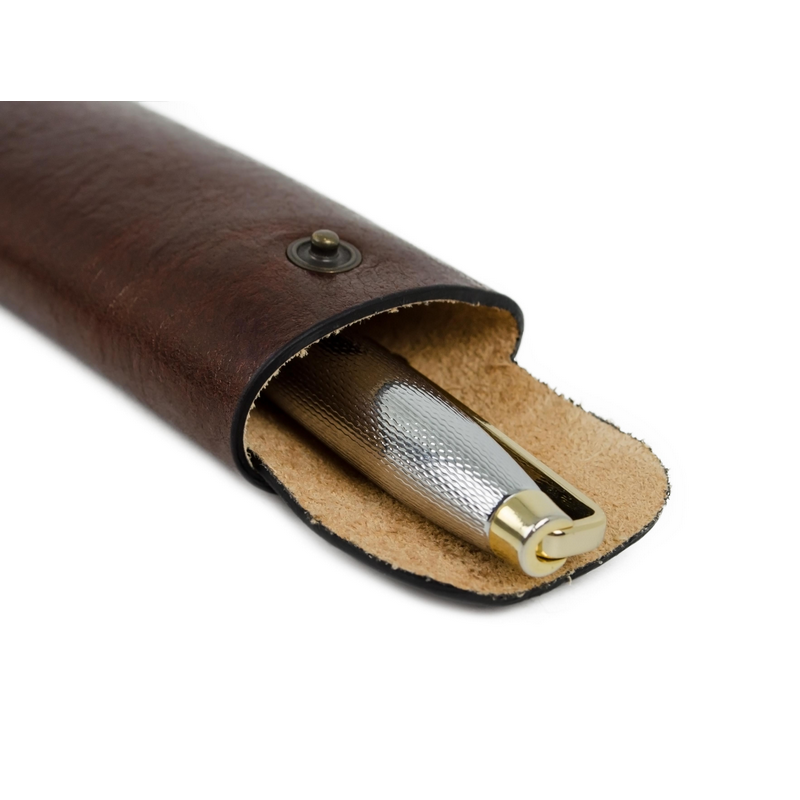 Leather Pen Case Holder - Appointment in Samarra Accessories Time Resistance
