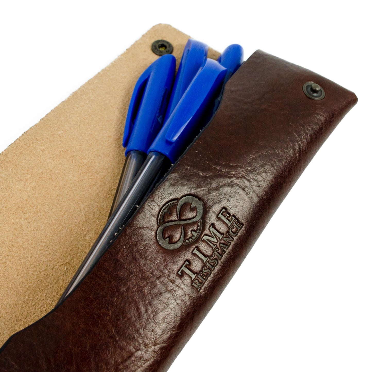 Leather Pen Case Holder - Appointment in Samarra Accessories Time Resistance
