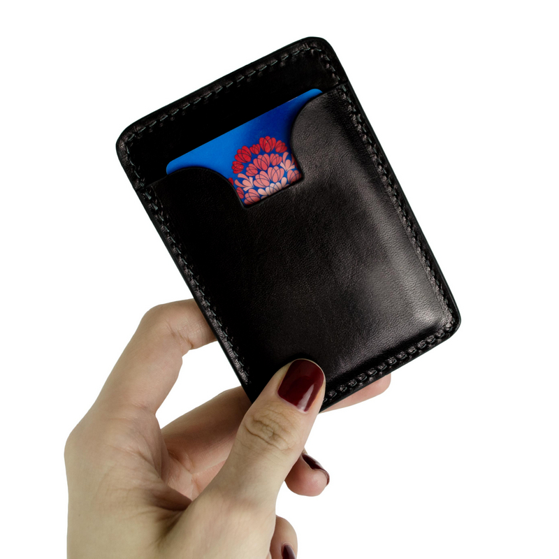 Leather Credit Card Case Business Card Case - 1984 Accessories Time Resistance