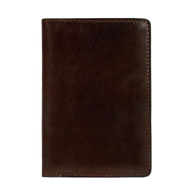 Brown Leather Car Documents Holder - Self-Reliance Accessories Time Resistance