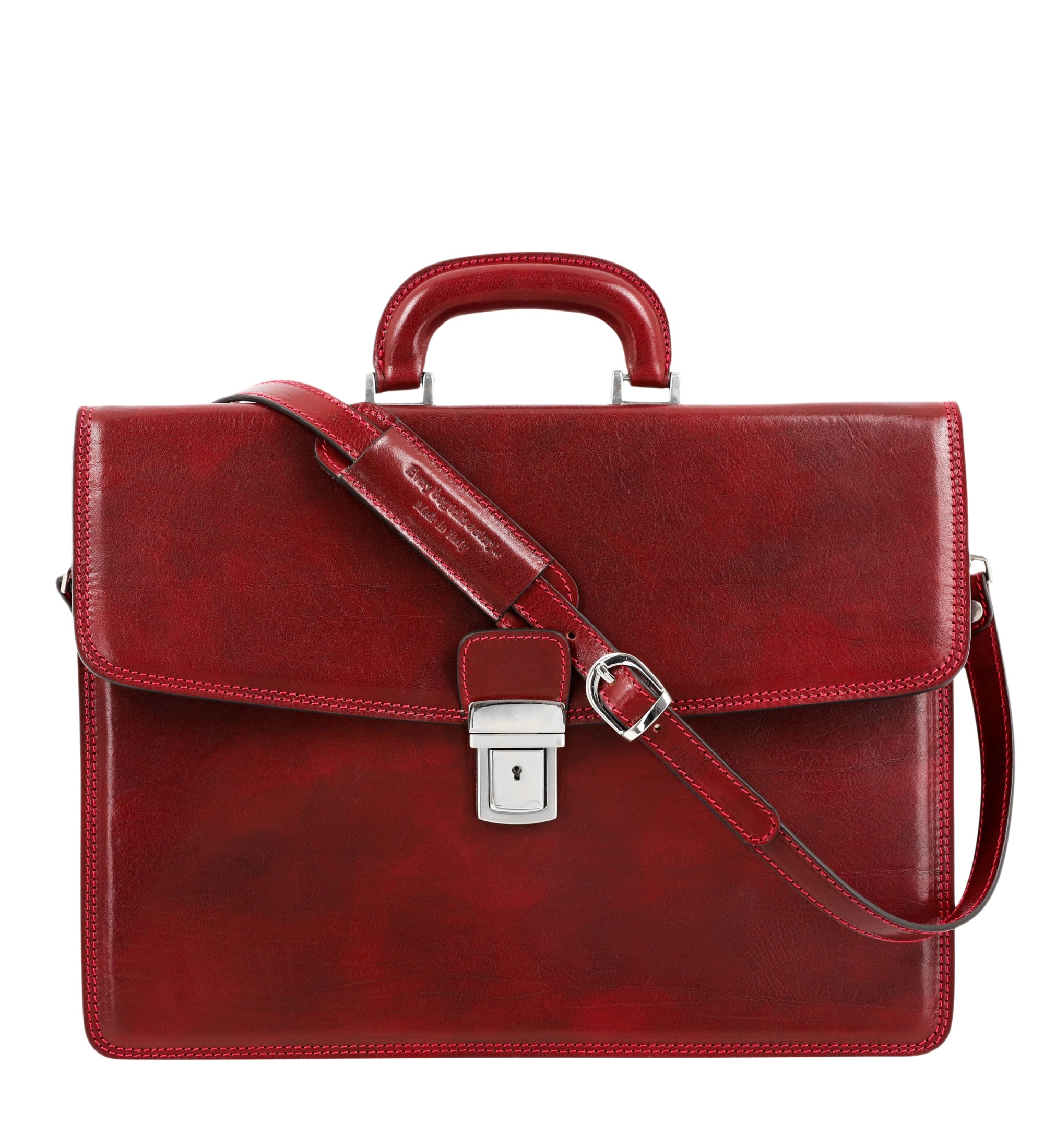 Womens Leather Briefcase - The Sound of the Mountain