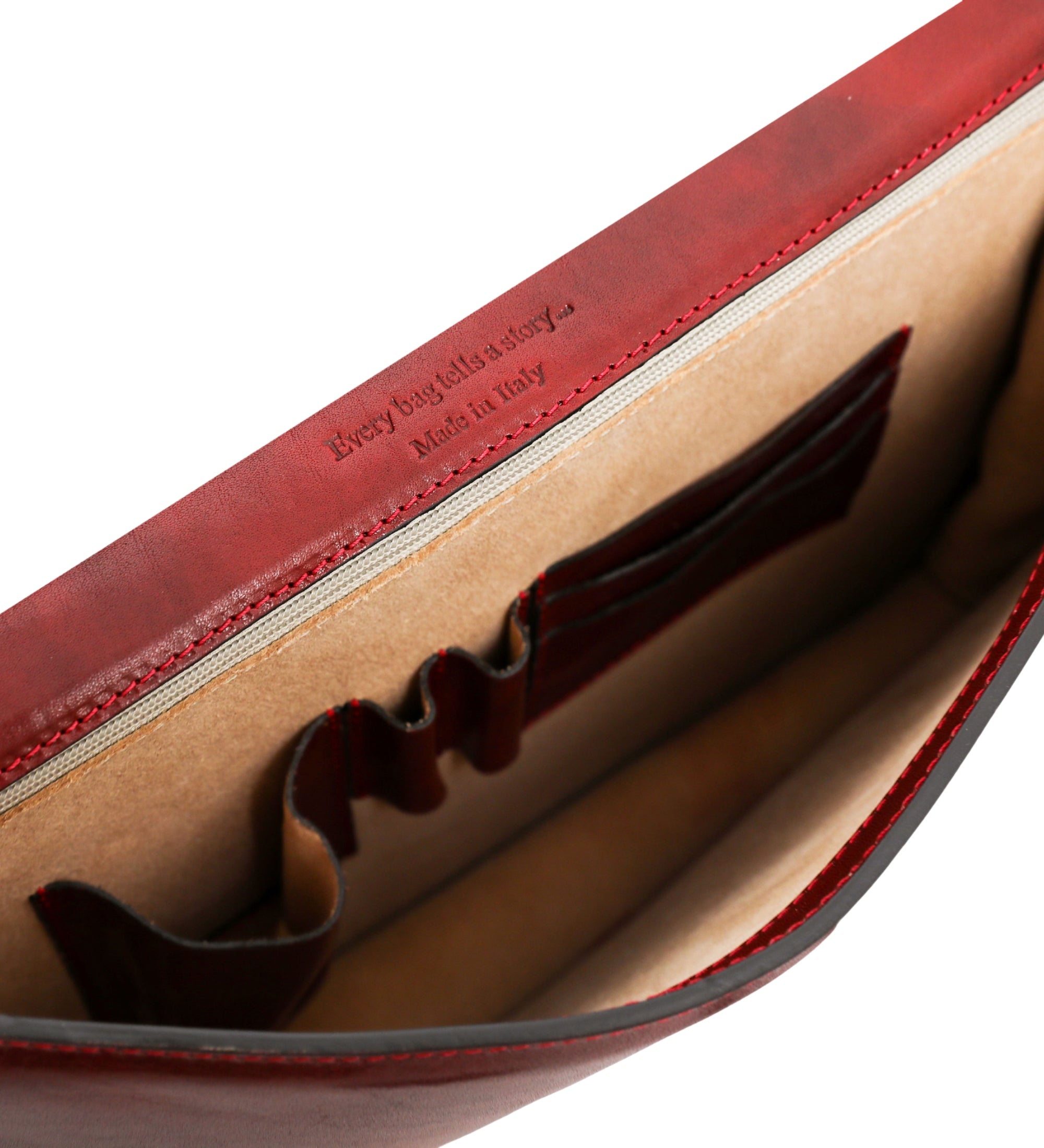 Womens Leather Briefcase - The Sound of the Mountain