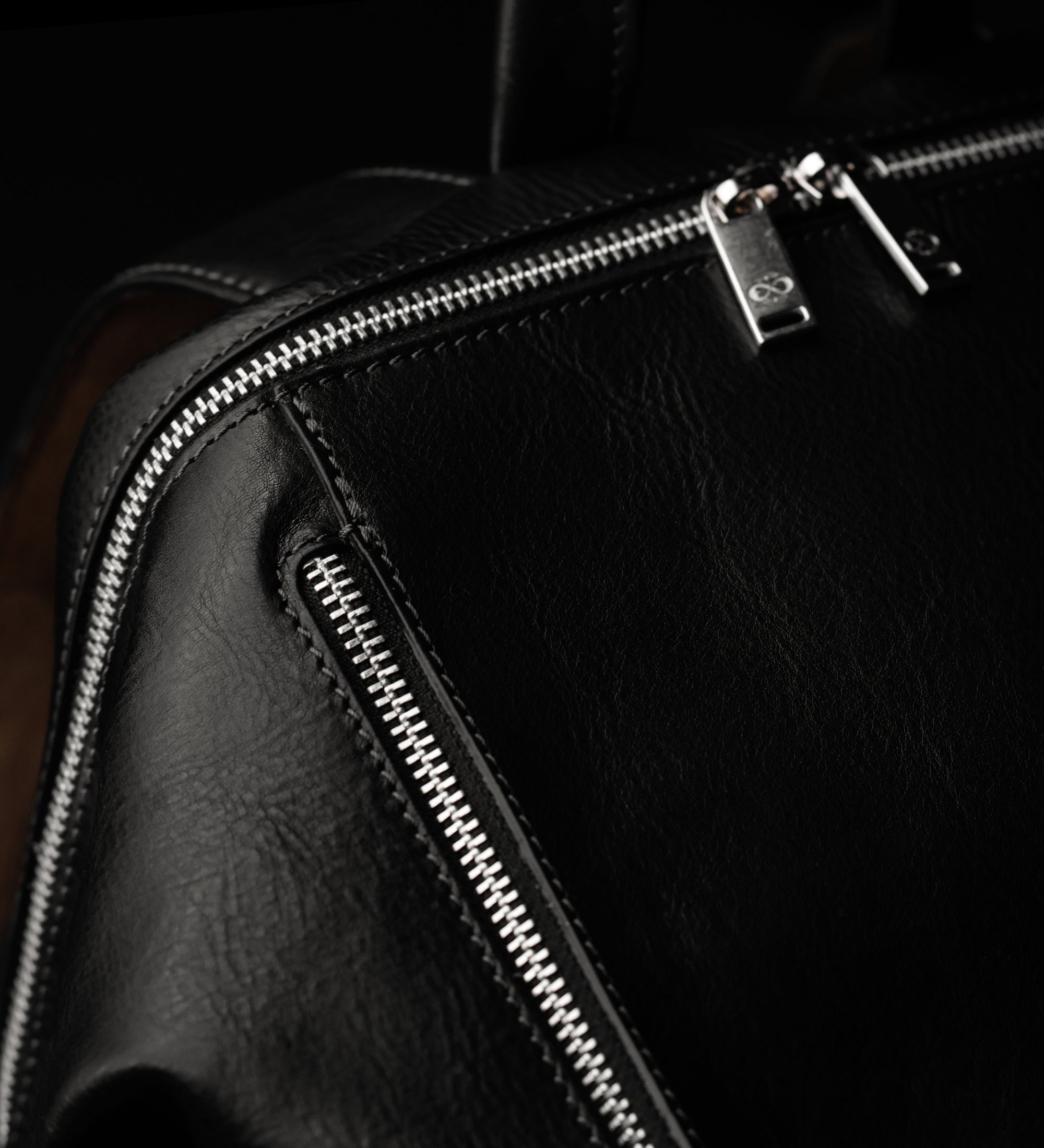 Leather Backpack for Women - A Bend in the River