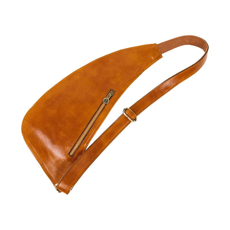 Leather Sling Bag Crossbody Bag - The Monk