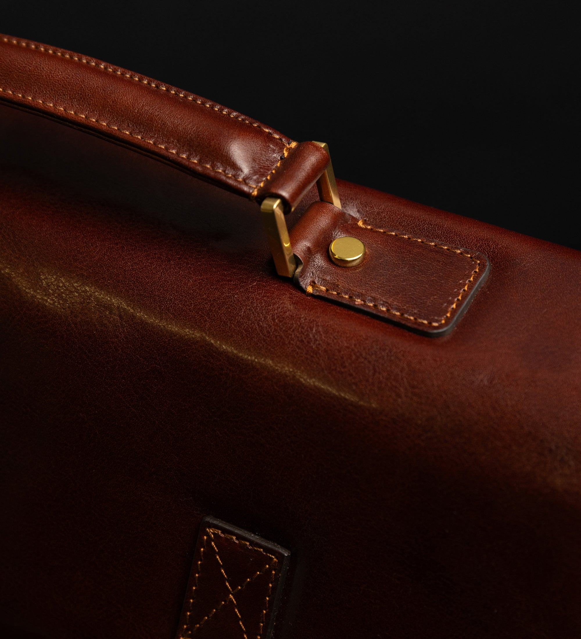 Leather Satchel Bag - The Time Machine