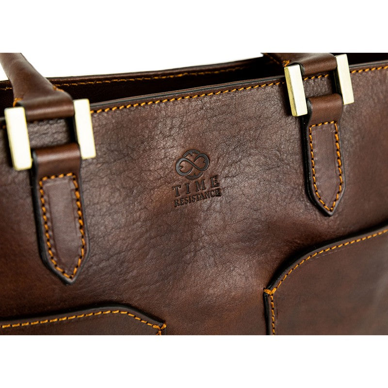 Leather Handbag Shoulder Bag - Camilla