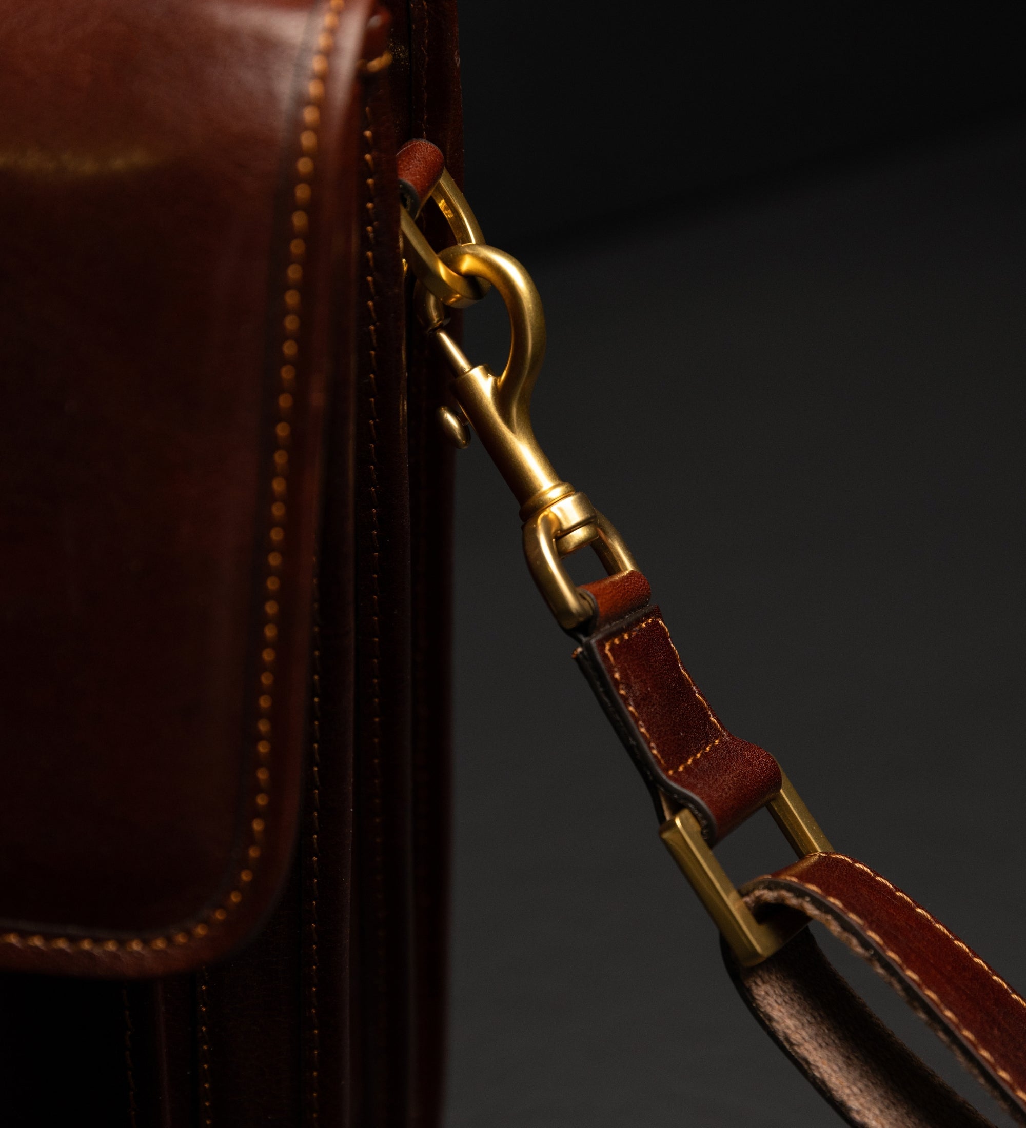Leather Satchel Bag - The Time Machine