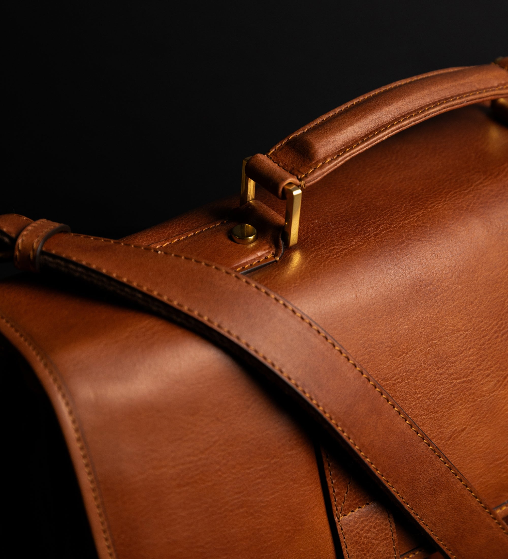 Leather Satchel Bag - The Time Machine