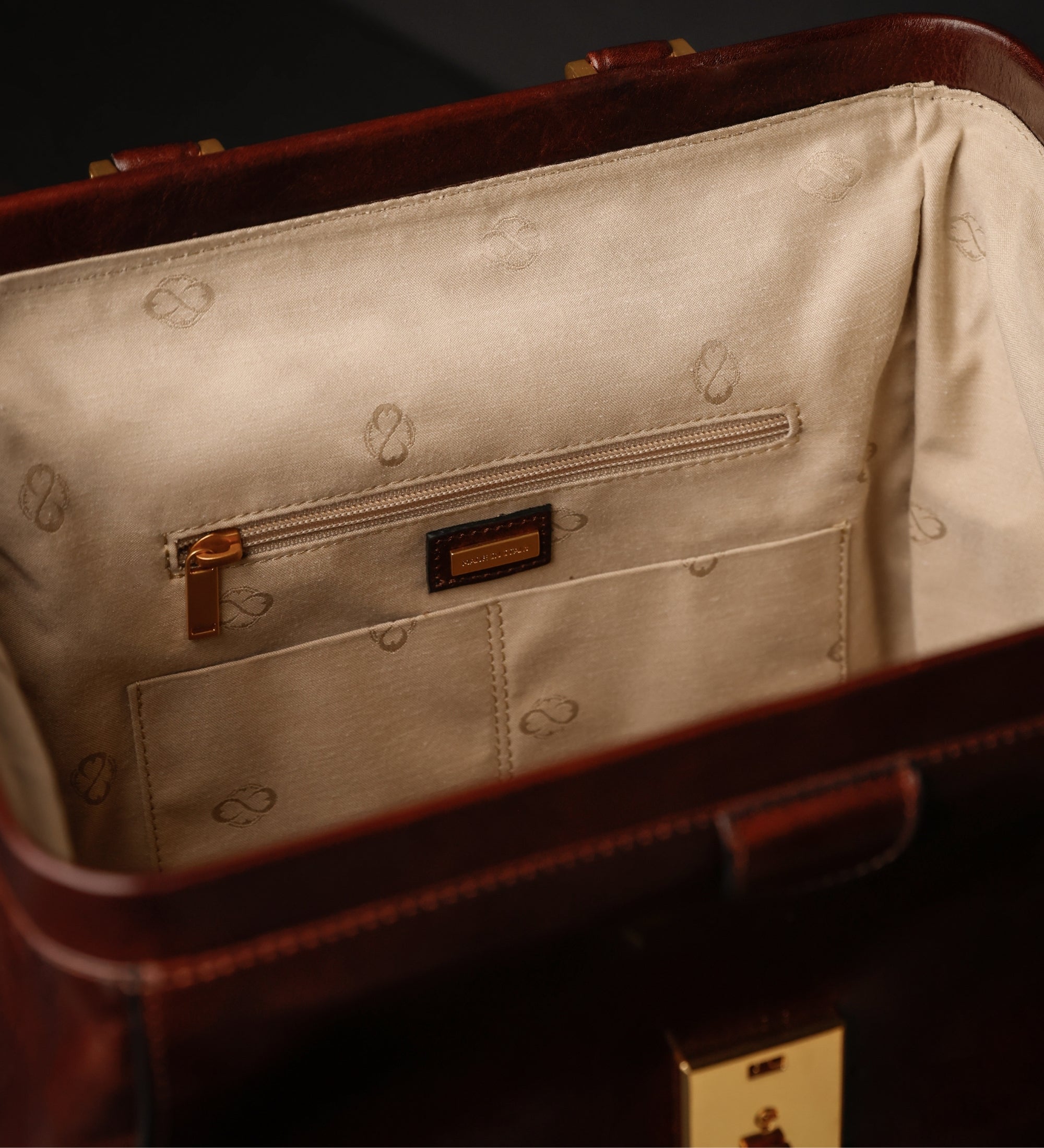 Leather Backpack - A Brief Story of Time