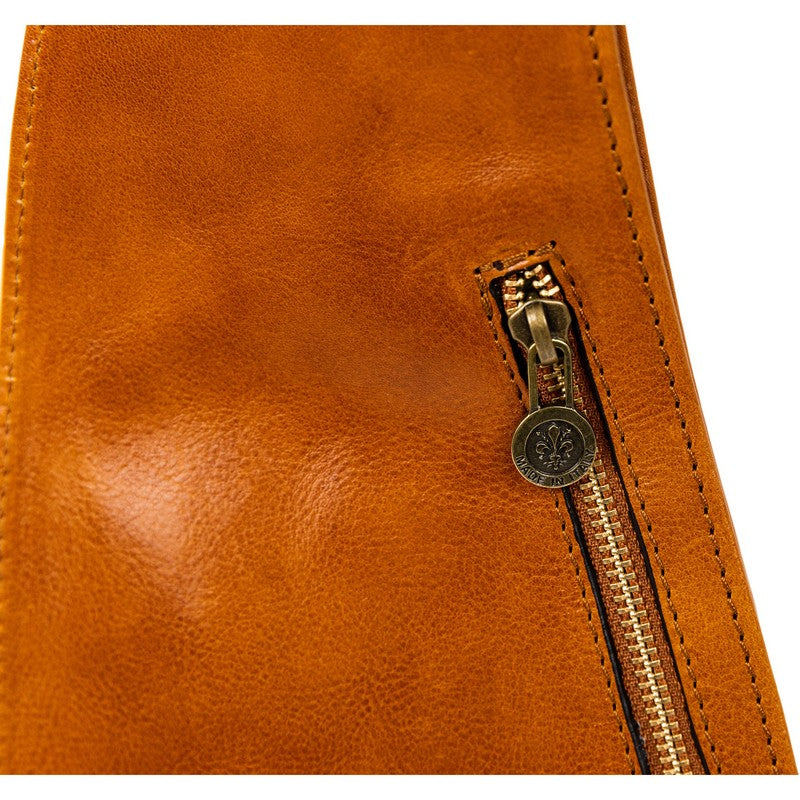 Leather Sling Bag Crossbody Bag - The Monk