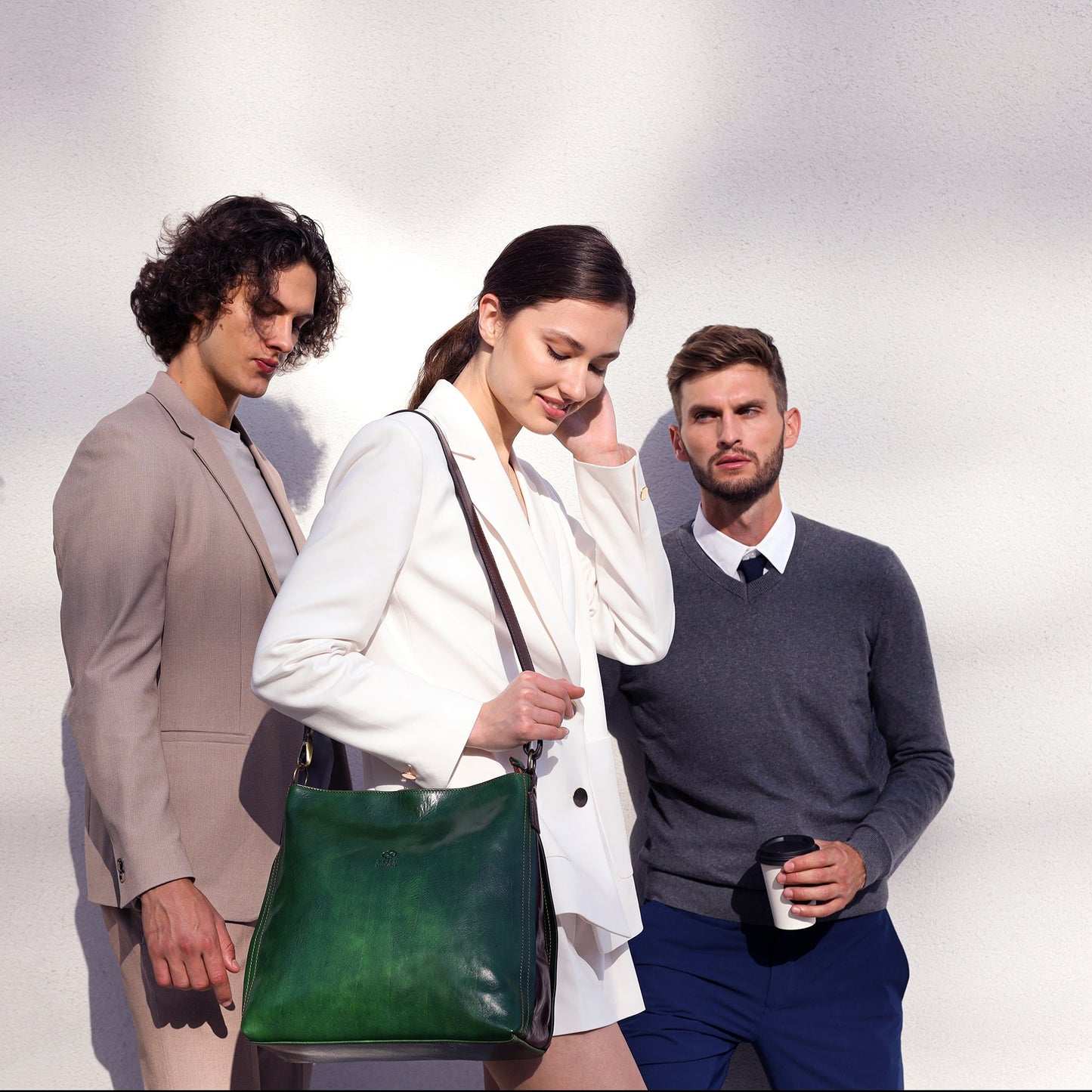 Leather Handbag - Vanity Fair For Women Time Resistance