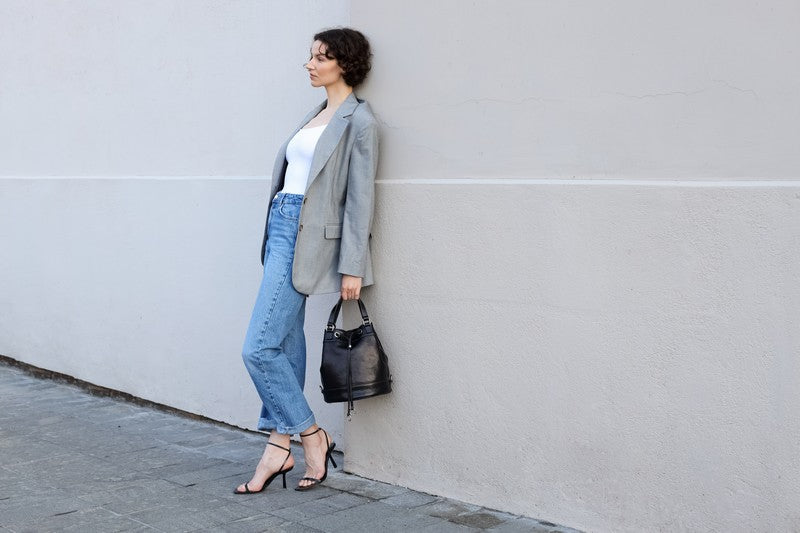 Leather Tote Bag - Light In August