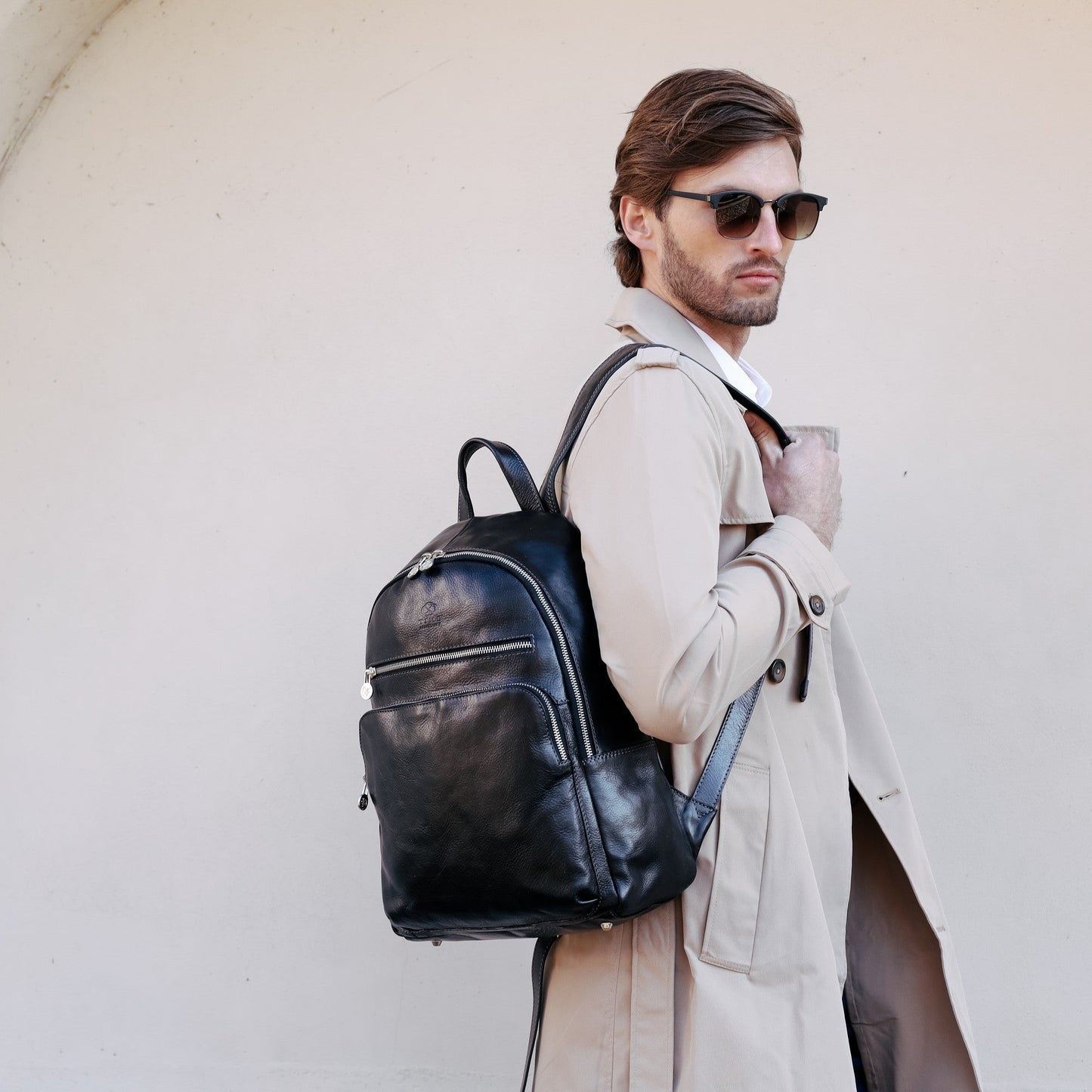 Leather Backpack - I, Claudius Backpack Time Resistance