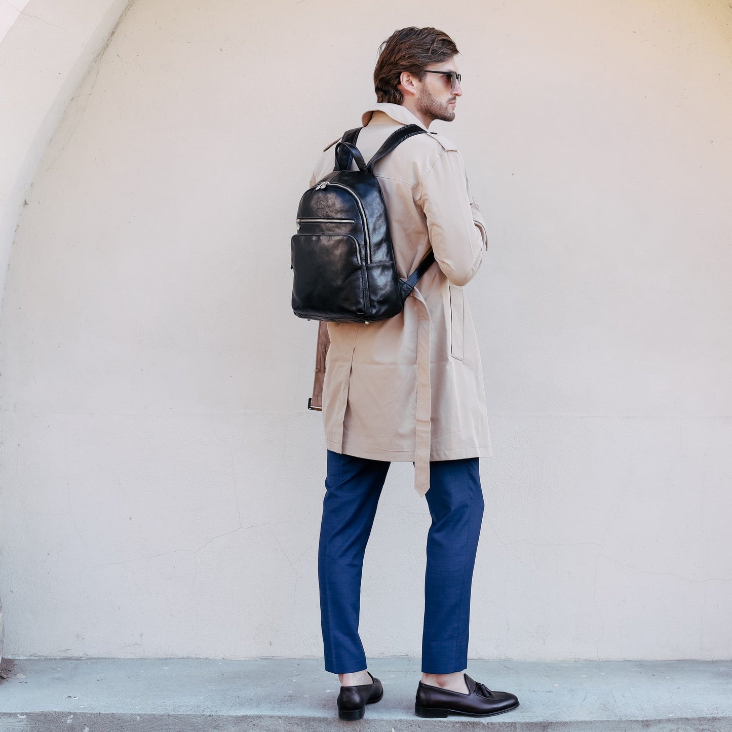 Leather Backpack - I, Claudius Backpack Time Resistance