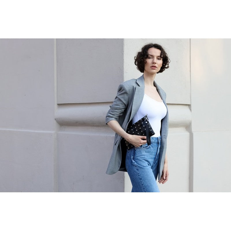 Womens Leather Clutch Purse - Gone Girl