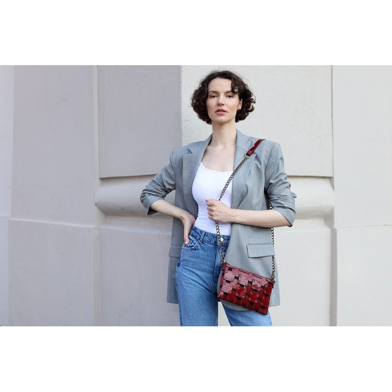 Womens Leather Clutch Purse - Gone Girl