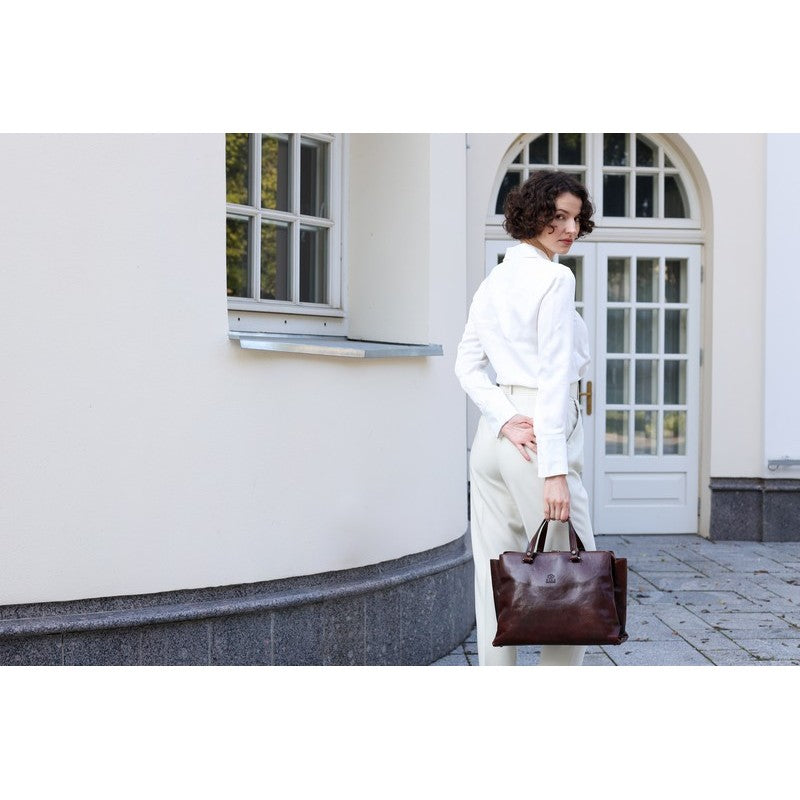 Leather Tote Bag Shoulder Bag for Women – The Scarlet Letter