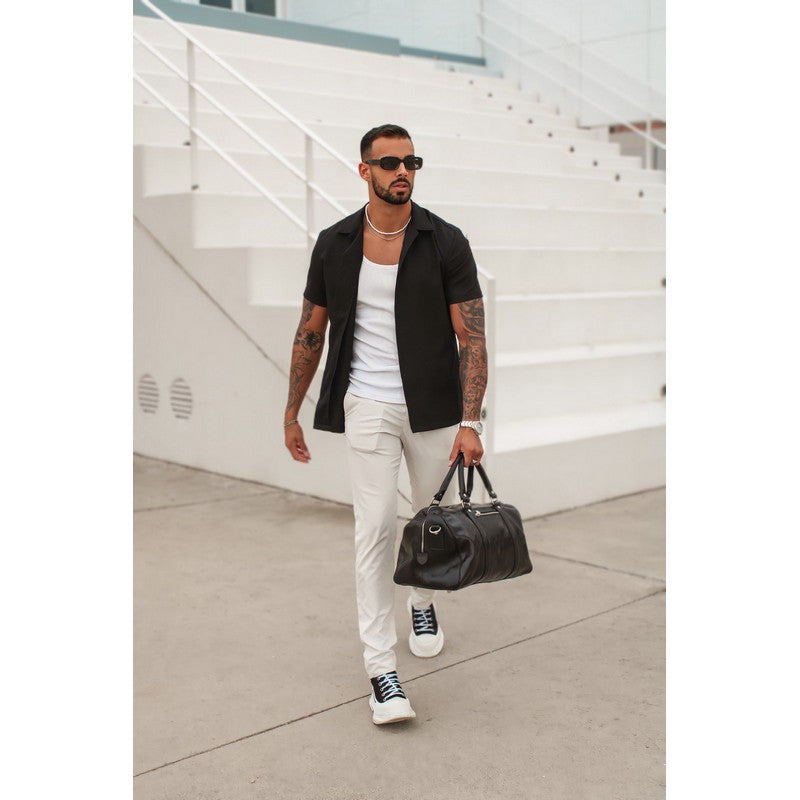 Small Leather Overnight Bag, Duffel Bag - The Ambassadors Duffel Bag Time Resistance