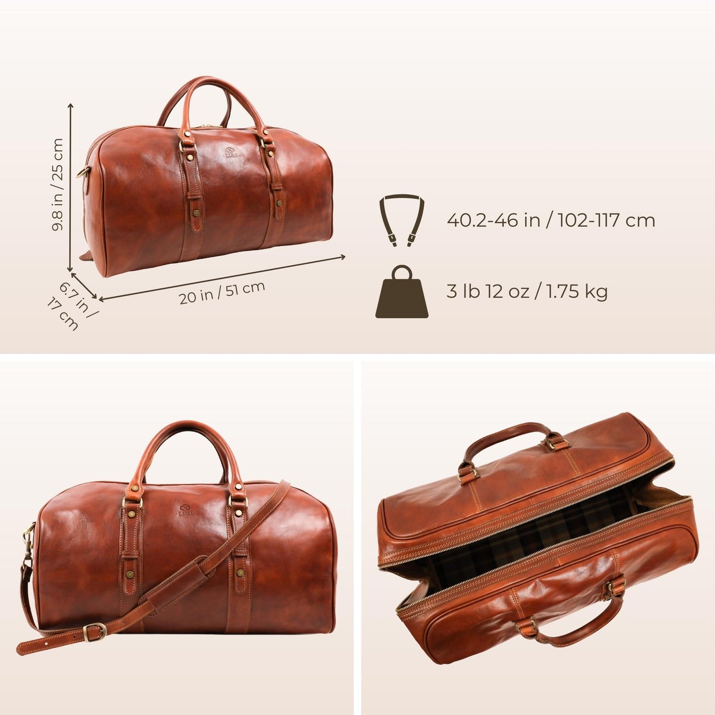 Leather Duffel Bag, Weekender Bag - Song of Solomon Duffel Bag Time Resistance