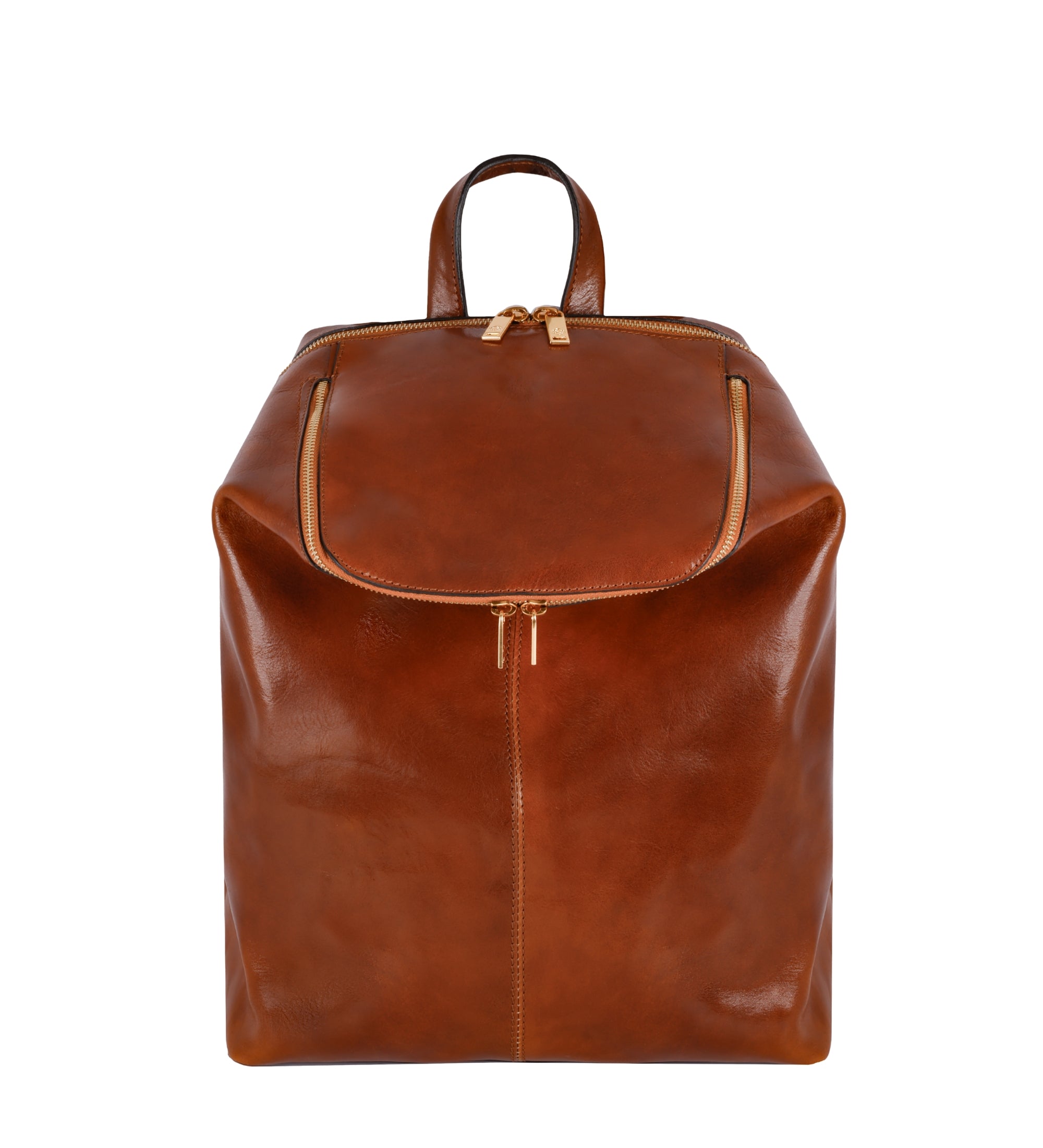 Leather Backpack - A Bend in the River