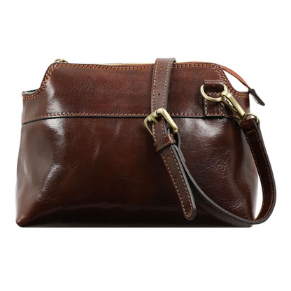 Brown Leather Tote Bag for Women,  Shoulder Bag - Alice in Wonderland