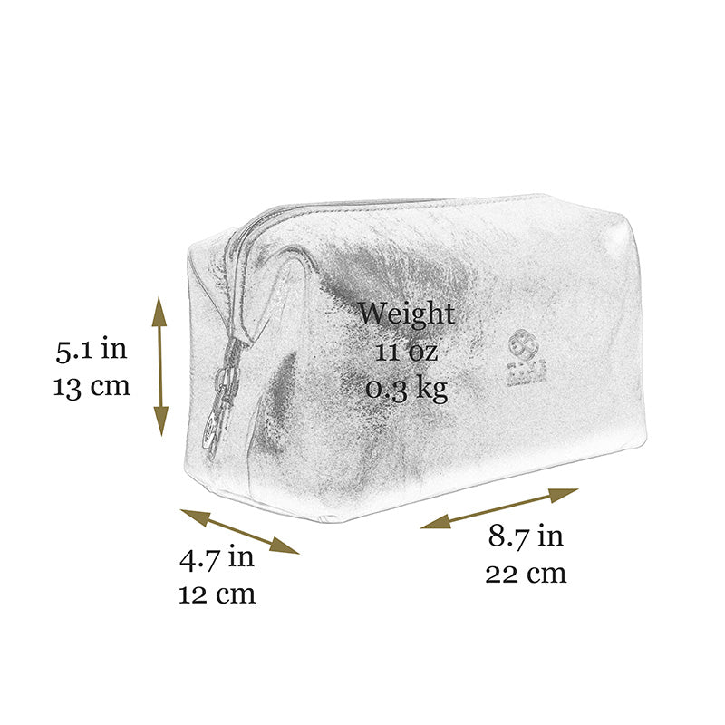 Small Leather Toiletry Bag - Four Past Midnight Accessories Time Resistance