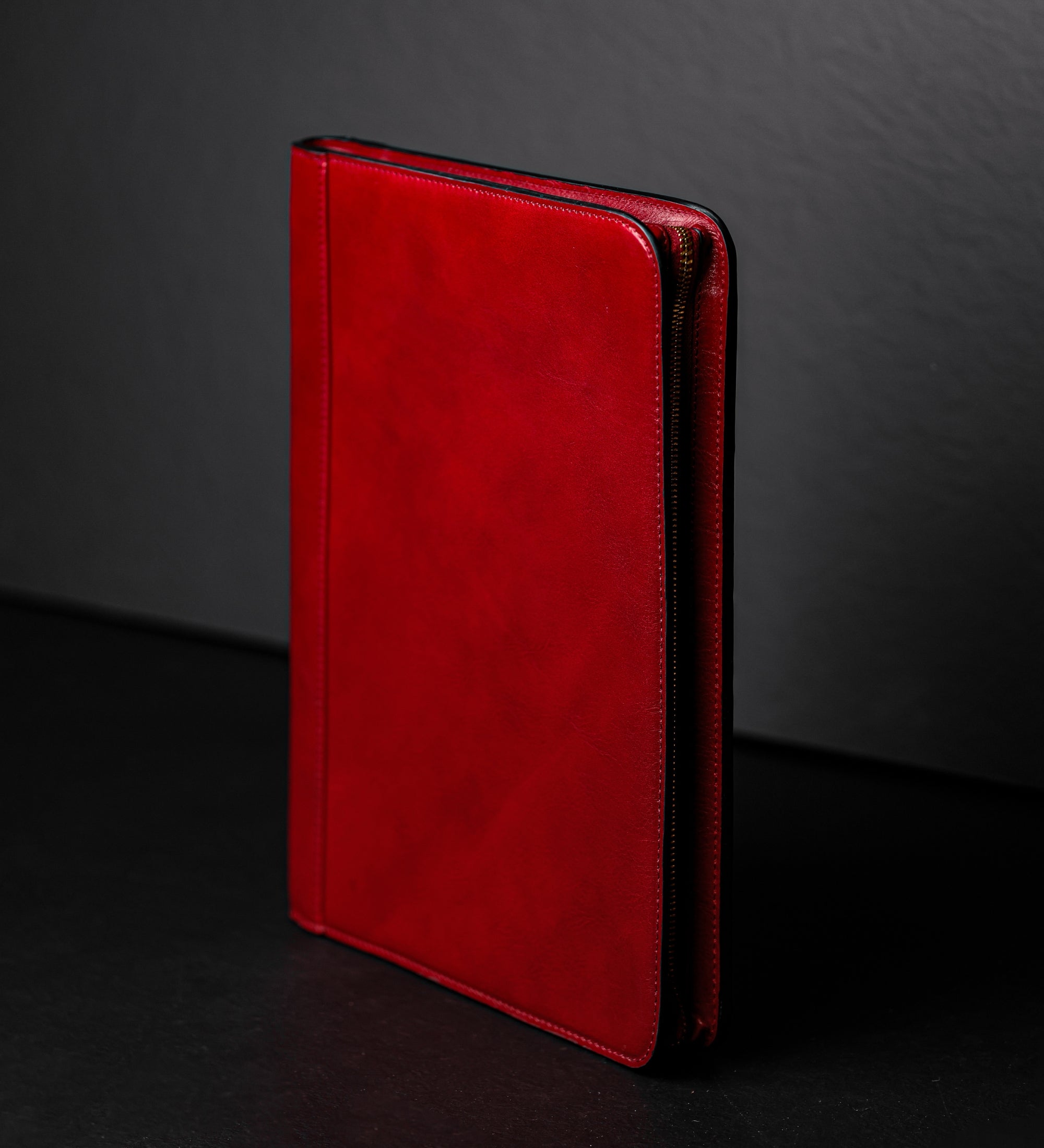 Womens Leather A4 Documents Folder Organizer - Candide