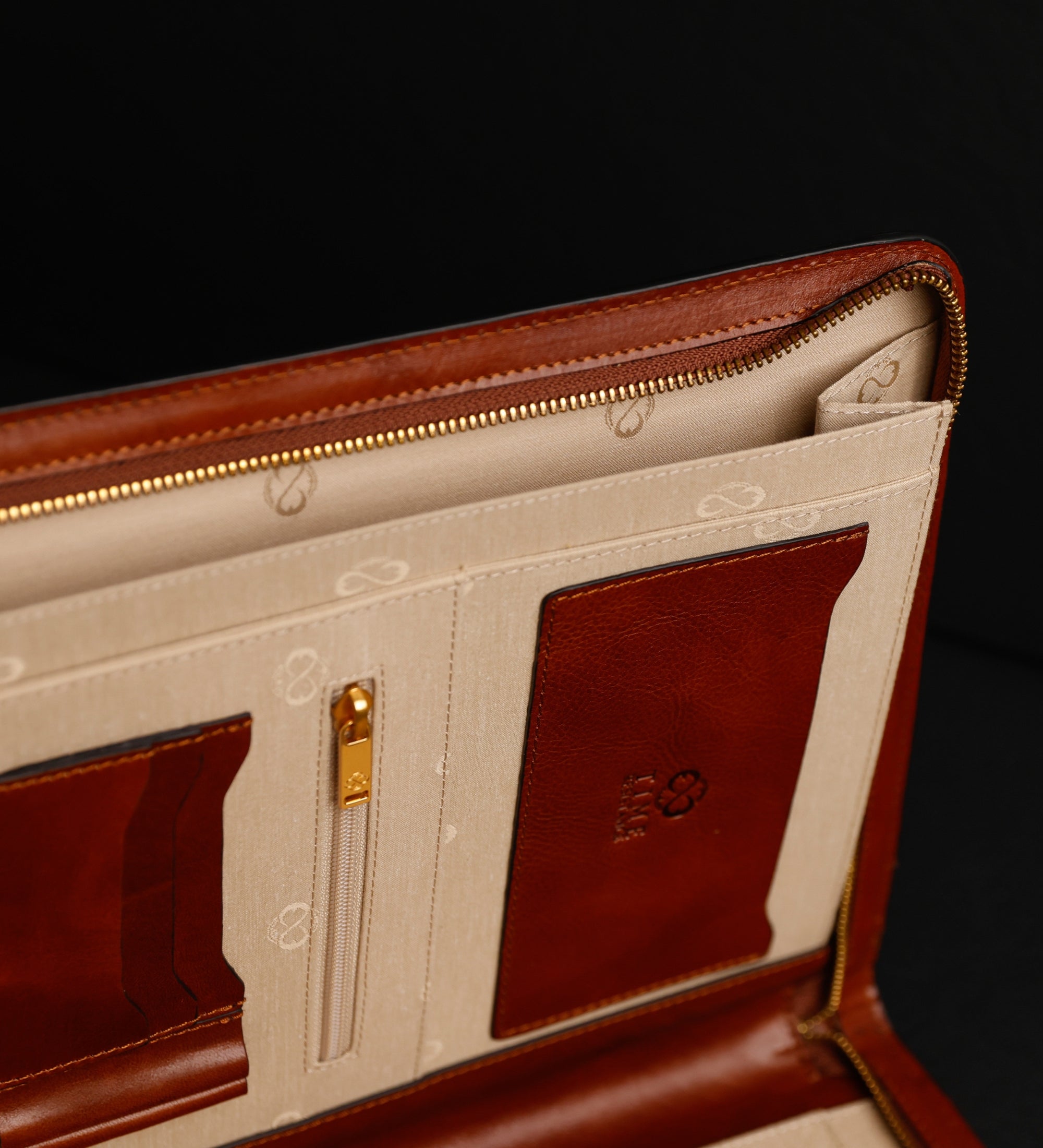 Leather A4 Documents Folder Organizer - Candide