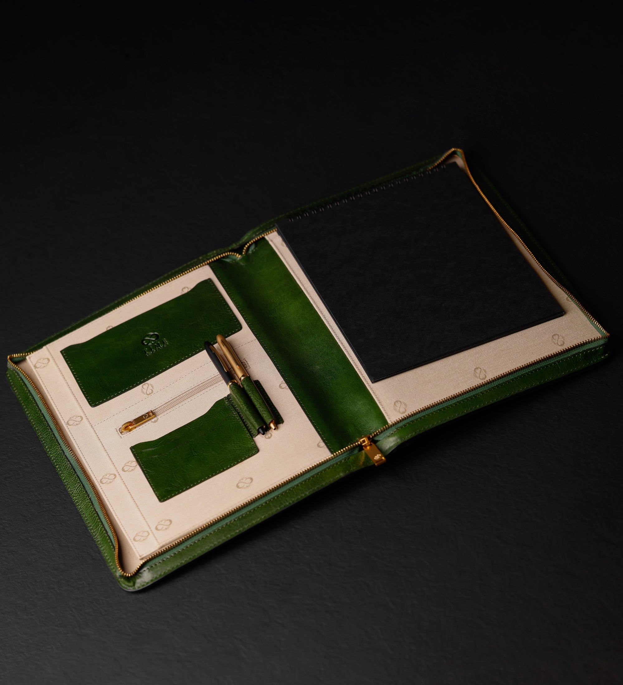 Leather A4 Documents Folder Organizer - Candide