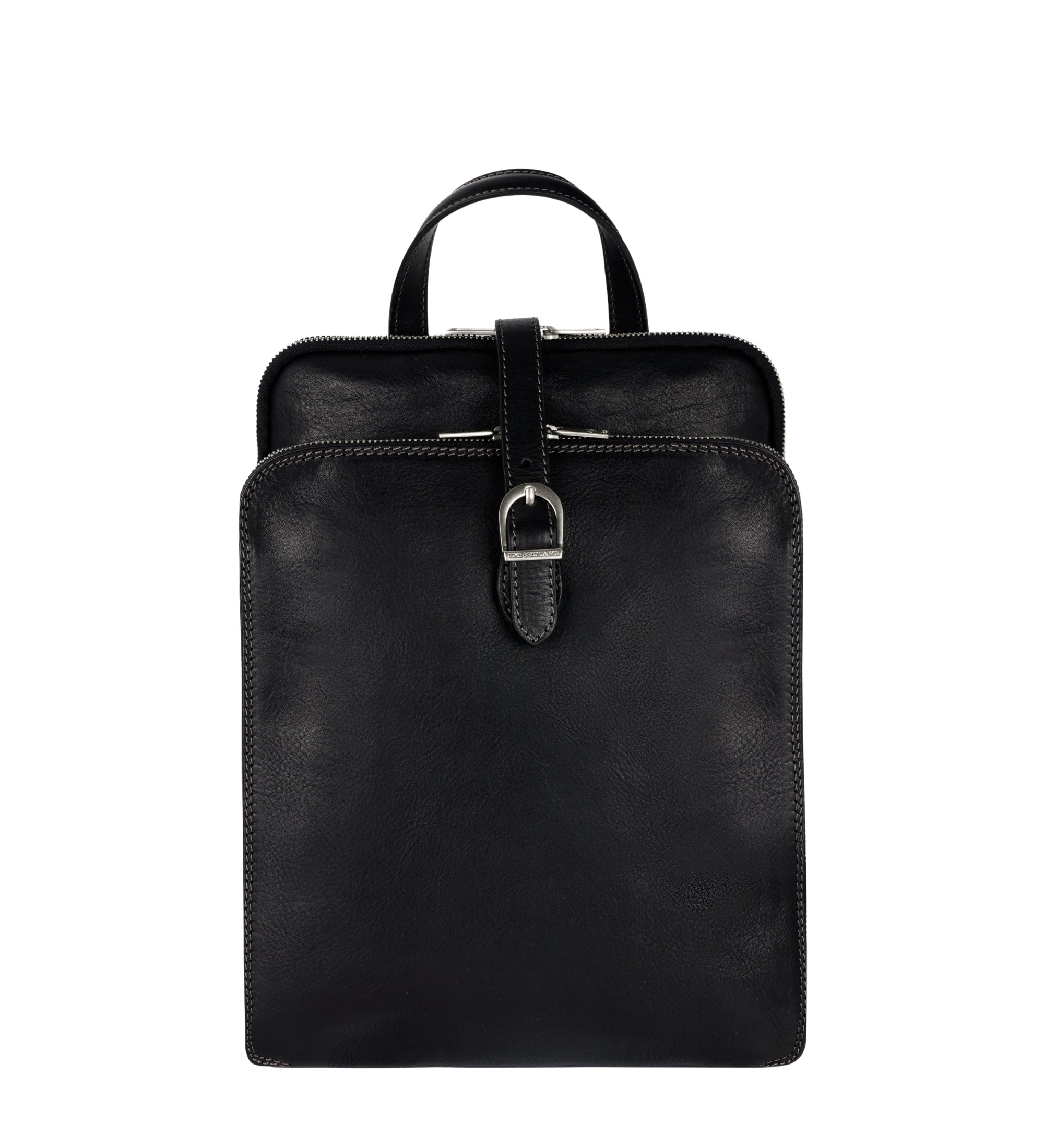 Womens Convertible Leather Backpack Shoulder Bag - Clarissa