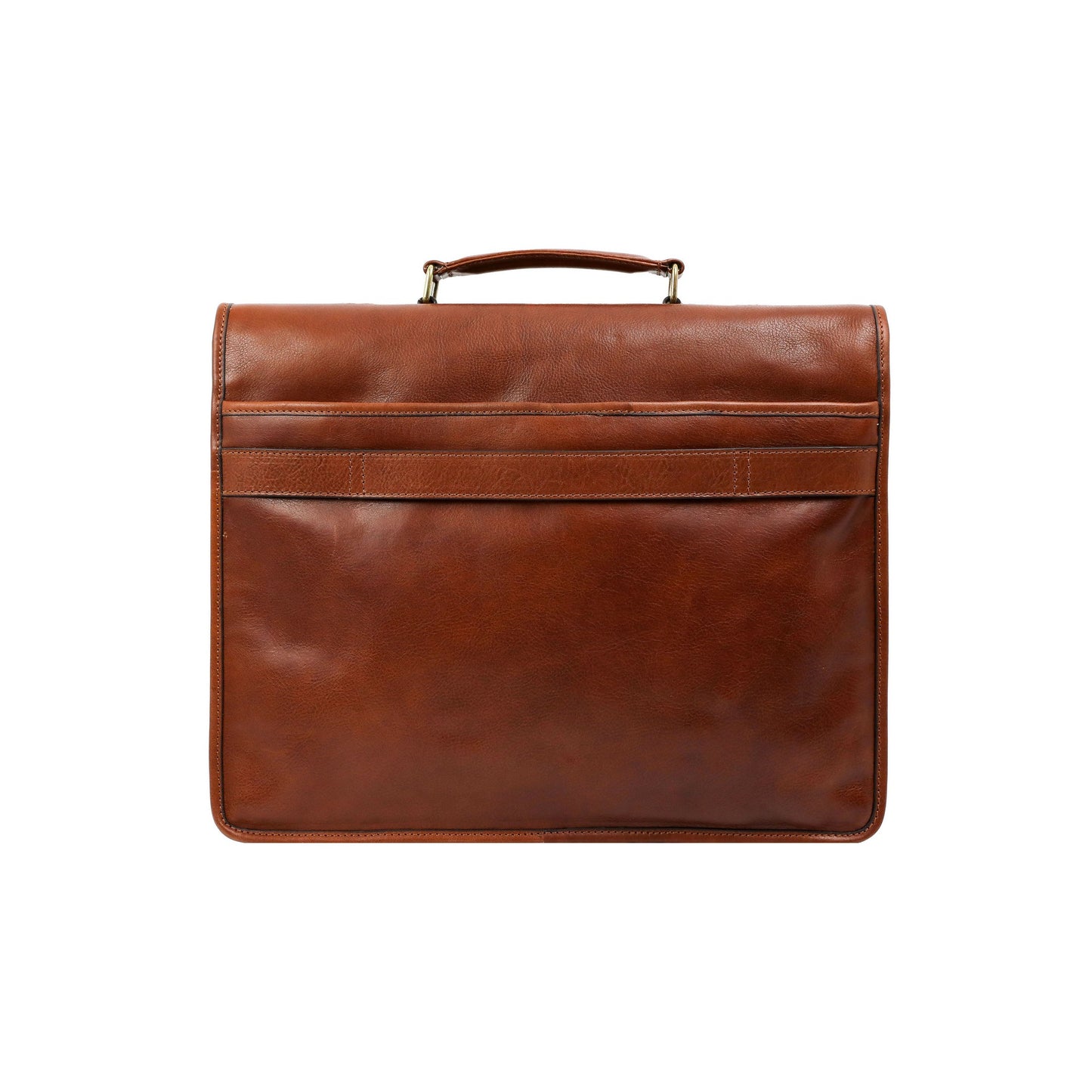 Leather Briefcase, Satchel Bag - The Time Machine