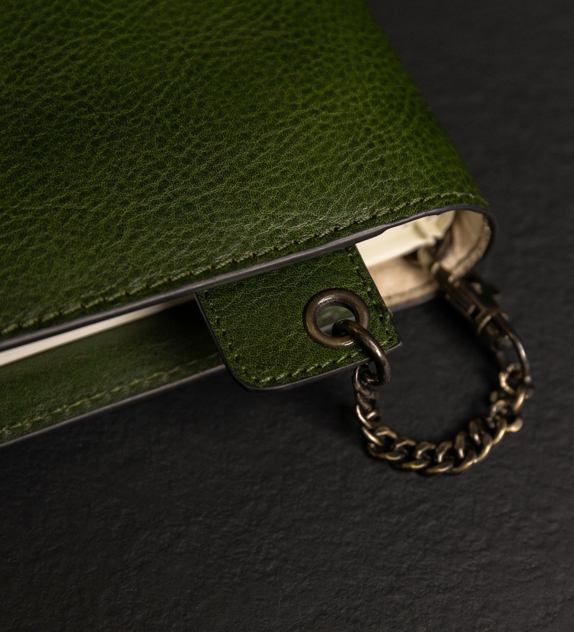 Womens Leather Journal with Refillable A5 Notepad - The Diary of a Nobody