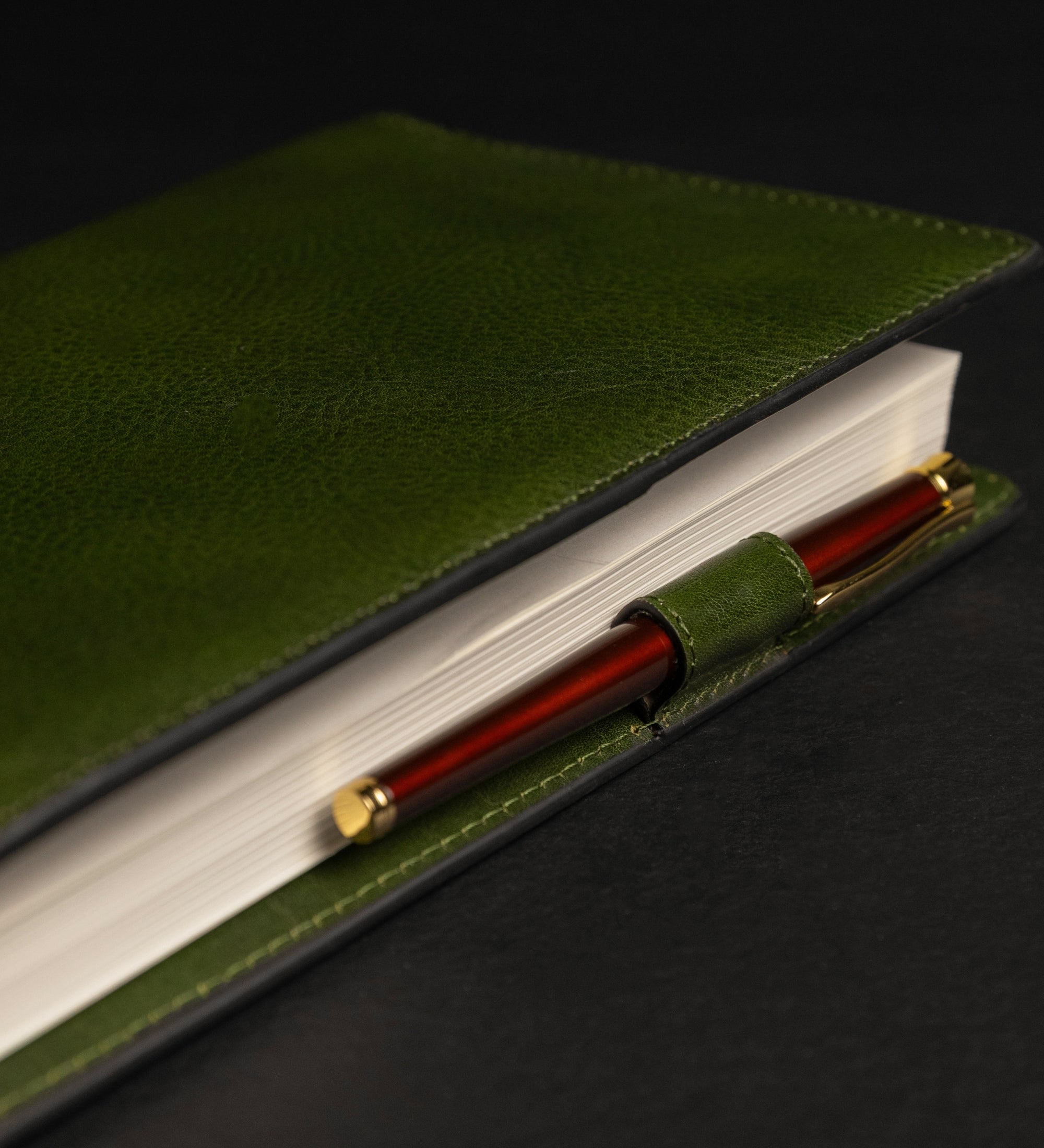 Leather Journal with Refillable A5 Notepad - The Diary of a Nobody