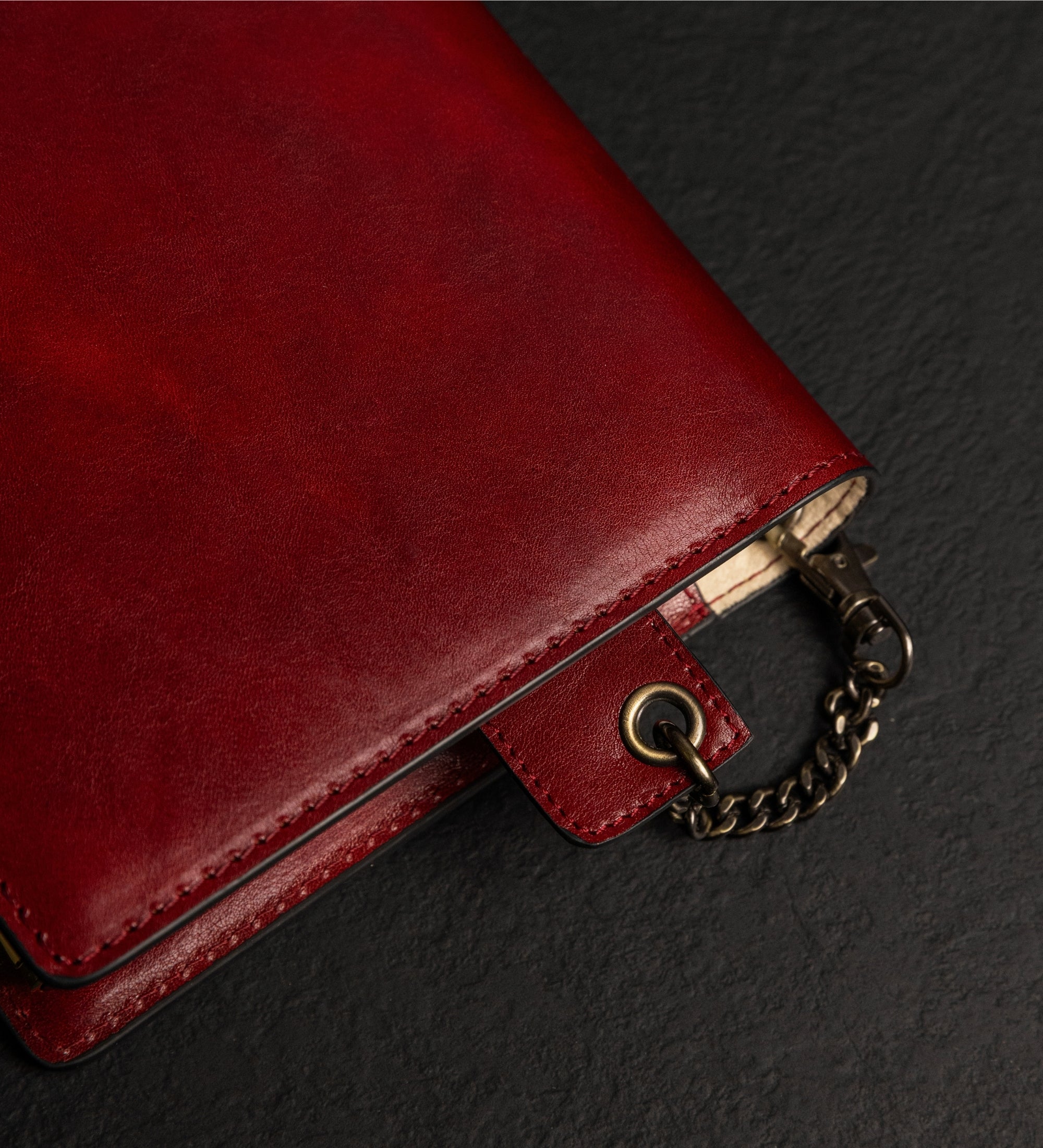 Womens Leather Journal with Refillable A5 Notepad - The Diary of a Nobody