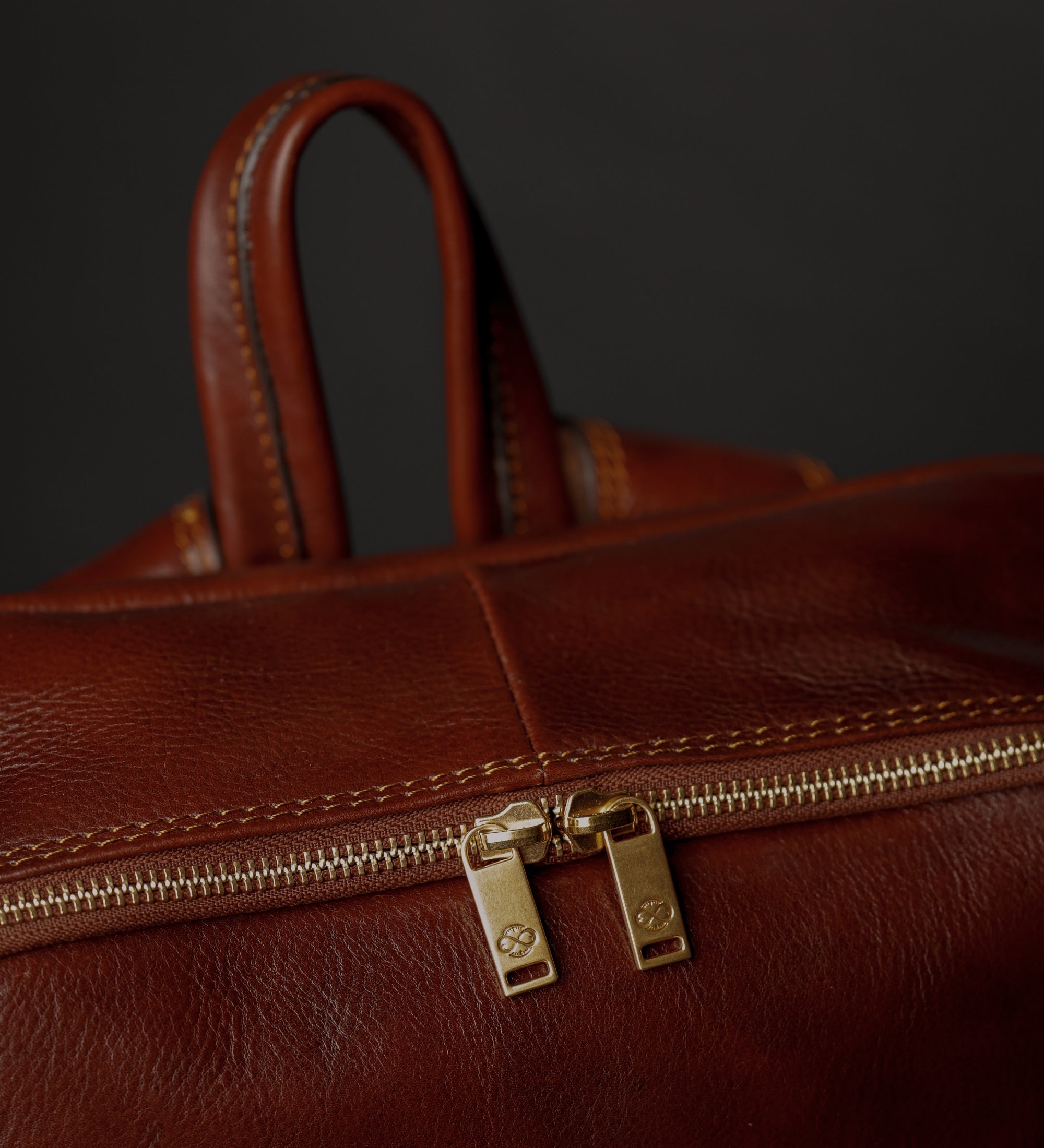 Womens Leather Backpack Travel Bag - The Divine Comedy