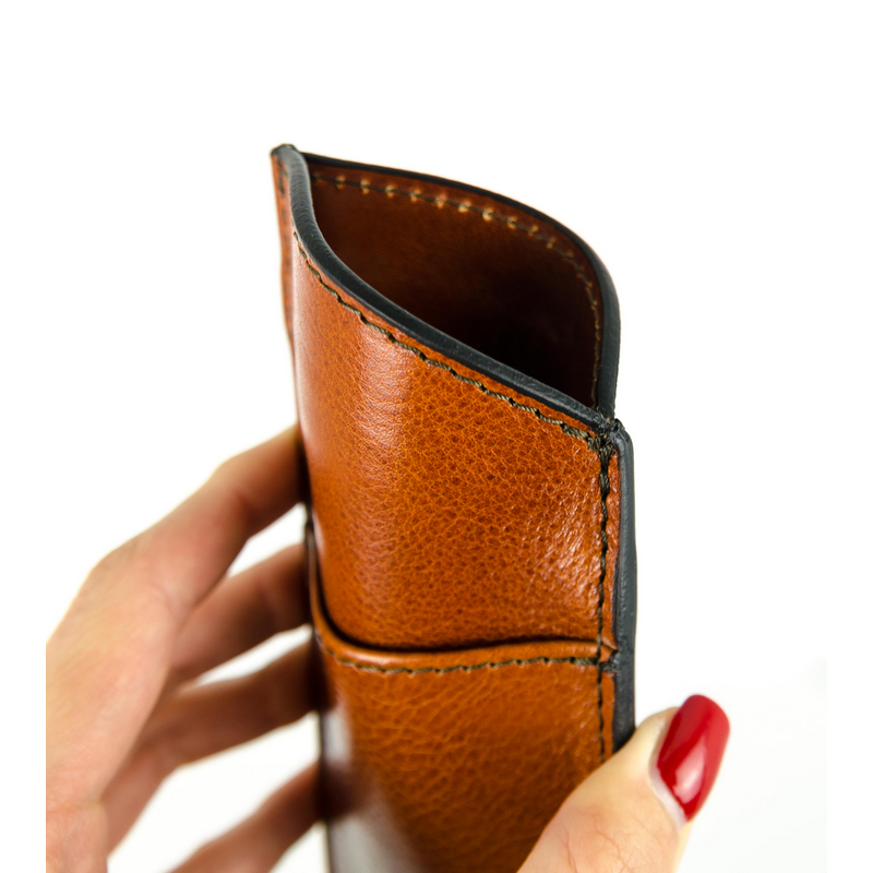 Leather Glasses Sleeve - One Hundred Years of Solitude Accessories Time Resistance