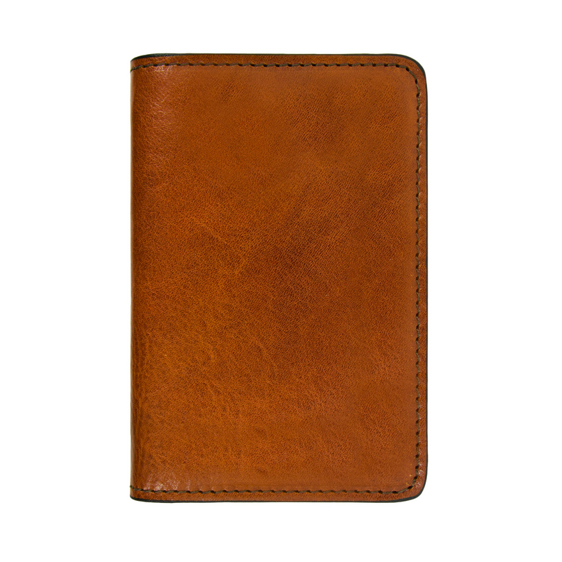 Small Leather Passport Holder - Gulliver's Travels Accessories Time Resistance