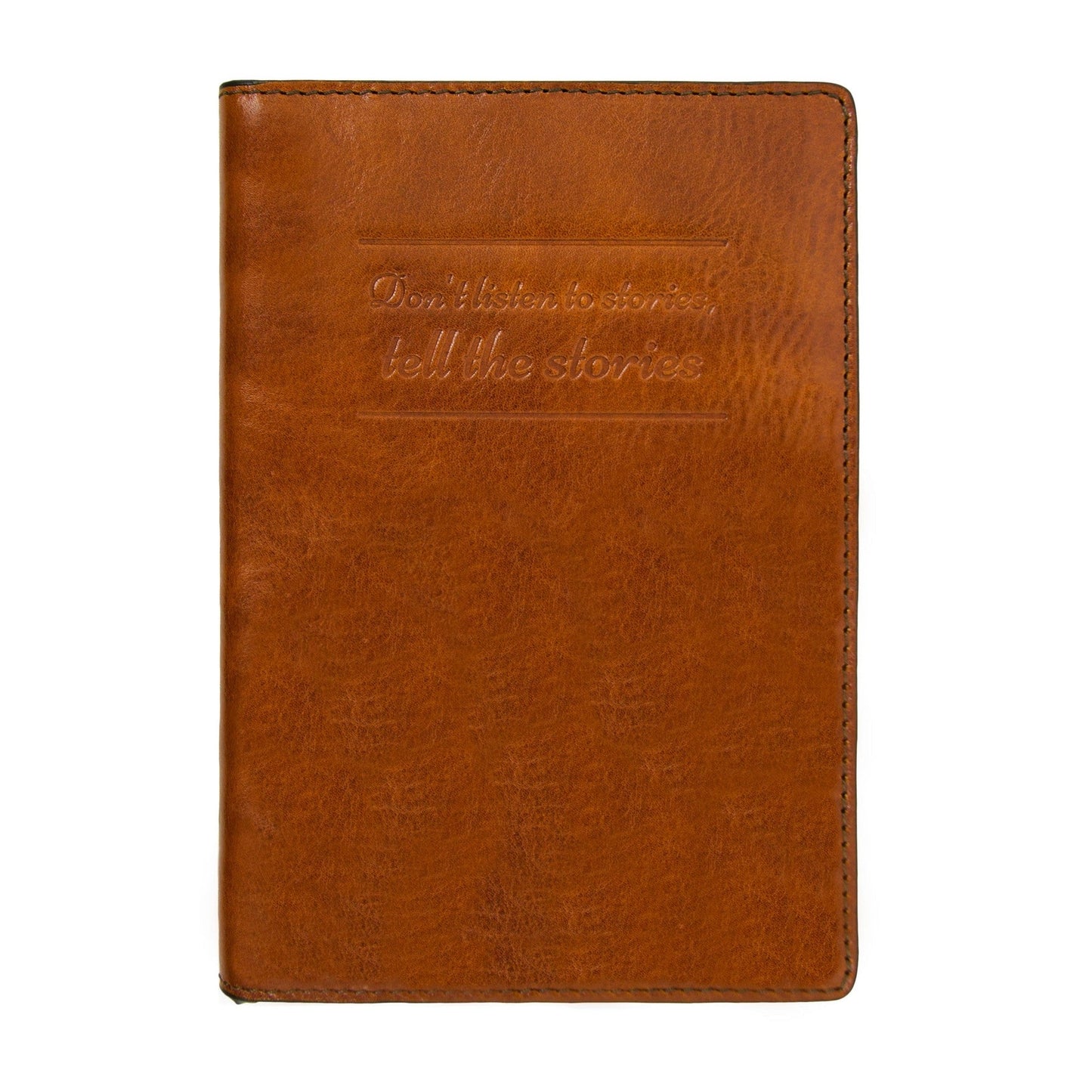 Large Leather Passport Holder - Gulliver's Travels Accessories Time Resistance