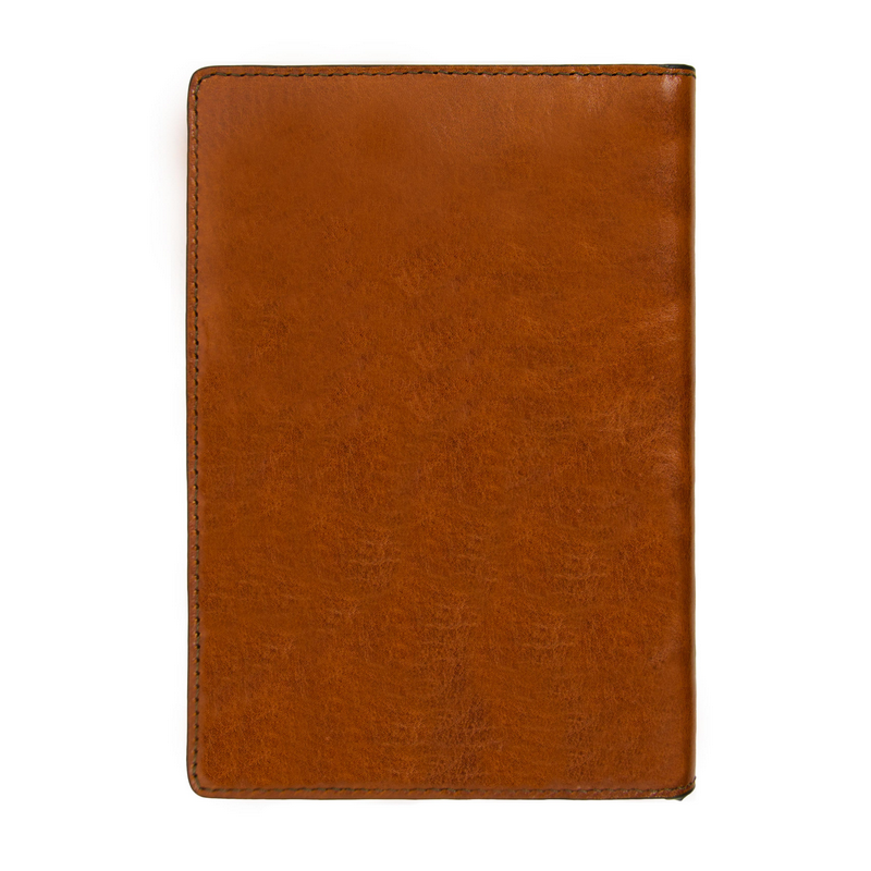 Large Leather Passport Holder - Gulliver's Travels Accessories Time Resistance