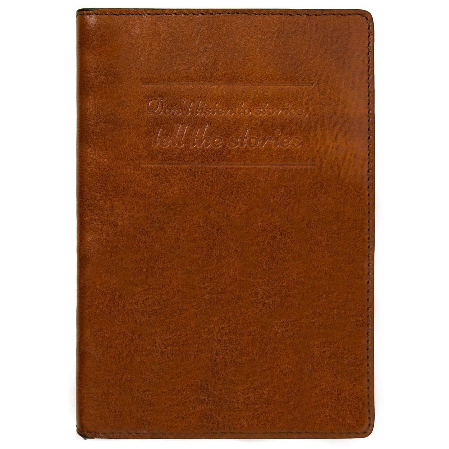 Large Leather Passport Holder - Gulliver's Travels Accessories Time Resistance