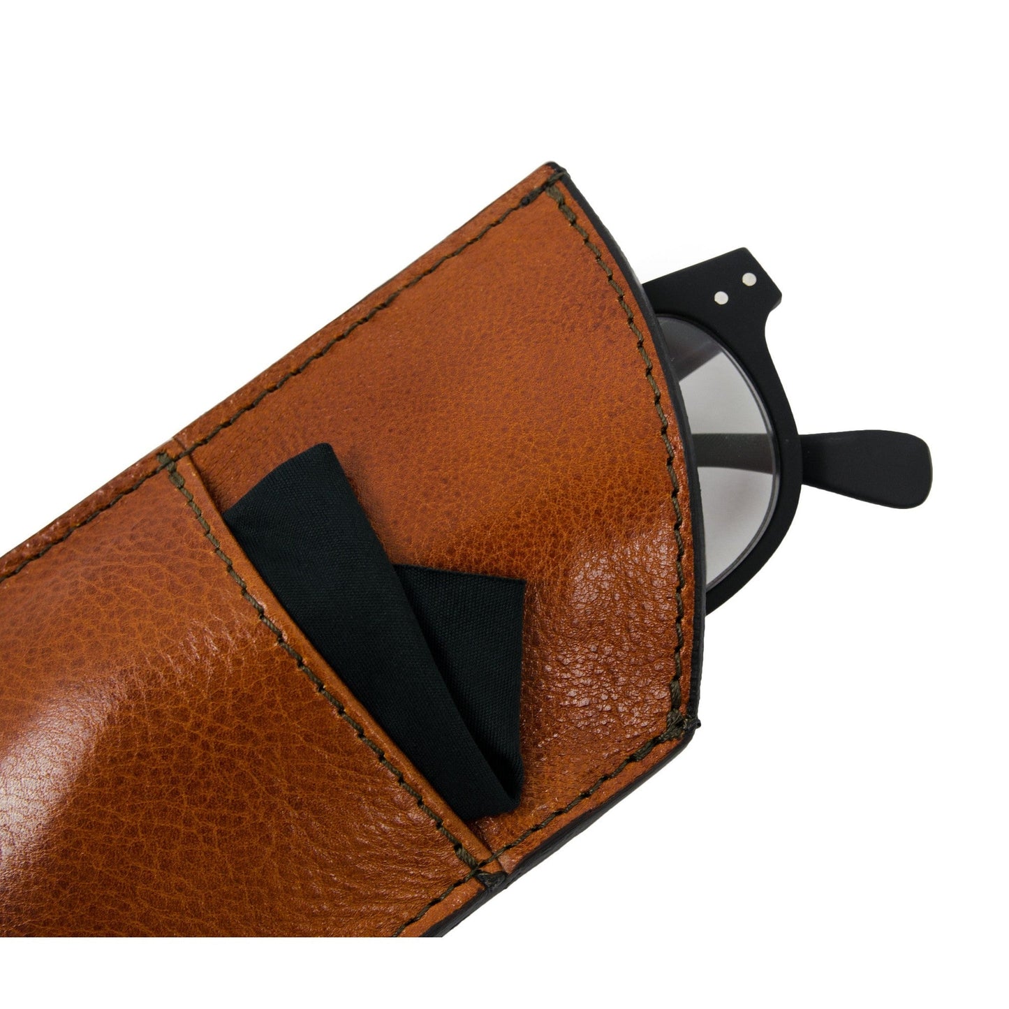 Leather Glasses Sleeve - One Hundred Years of Solitude Accessories Time Resistance