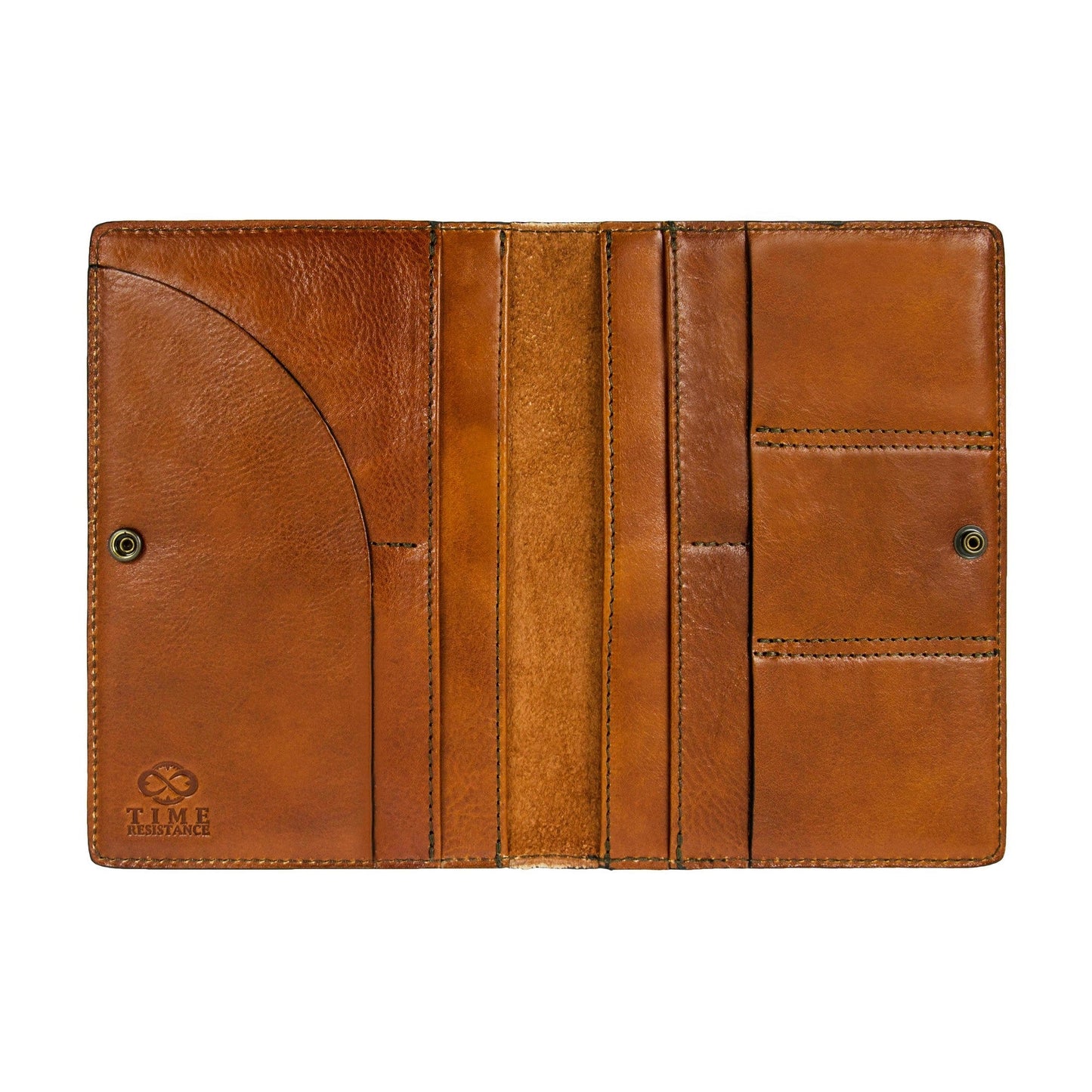 Large Leather Passport Holder - Gulliver's Travels Accessories Time Resistance