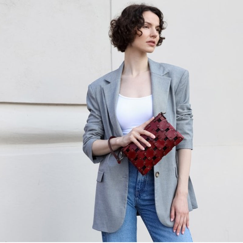 Womens Leather Clutch Purse - Gone Girl