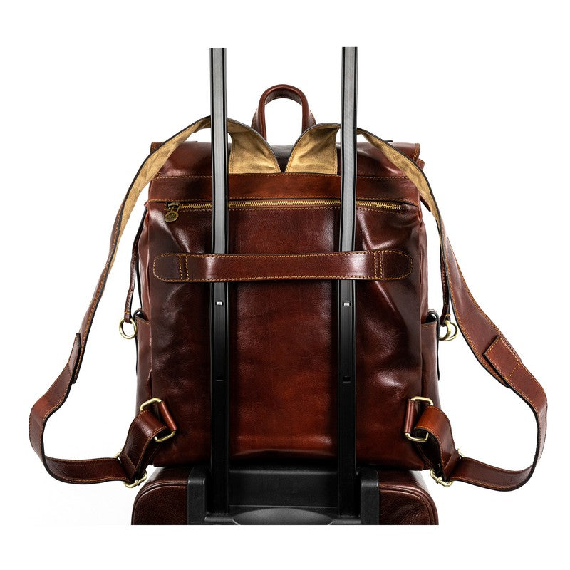 Leather Backpack - The Good Earth Backpack Time Resistance