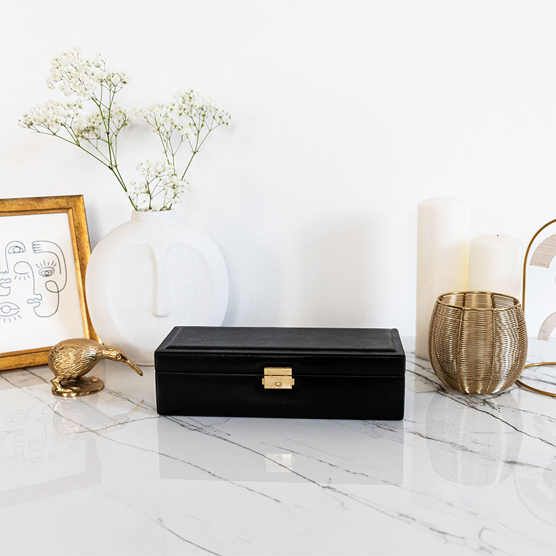 Leather Watch Box, Watch Organizer - Herzog