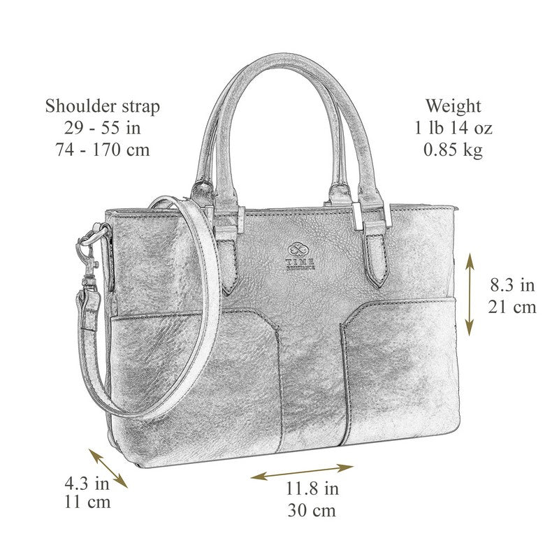 Leather Handbag Shoulder Bag - Camilla