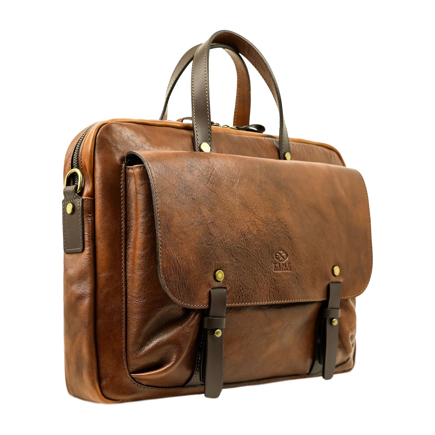 Leather Briefcase Laptop Bag - Lanark