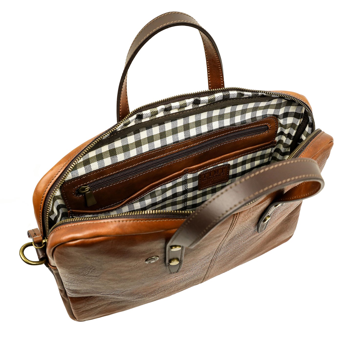 Leather Briefcase Laptop Bag - Lanark